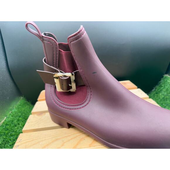 Henry Ferrera- Burgundy- Rain Boots- Size 9US/EU40W - Picture 5 of 10